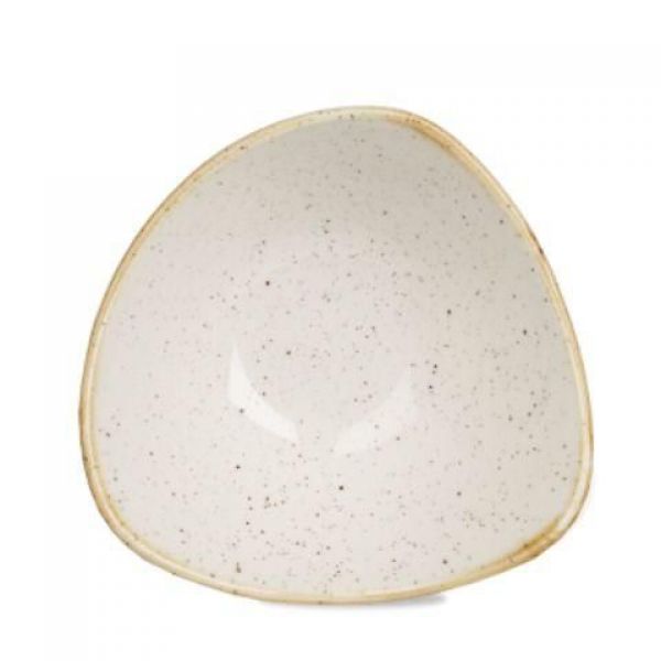 Тарілка глибока трикутна Churchill серія Stonecast White Speckle SWHSTRB71 (18,5 см)