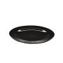 Тарілка кругла чорна F0087BK-8 Delux Alt Porcelain плоска