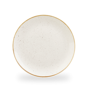 Churchill Stonecast Barley White Coupe Plate SWHSEV111, 28.8 cm