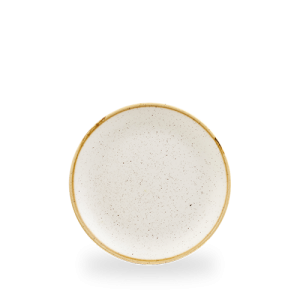 Churchill Stonecast Barley White Coupe Plate SWHSEVP81, 21.7 cm