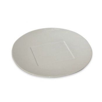 Тарілка кругла під прямокутний камінь F2593-14 Delux Alt Porcelain