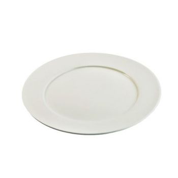 Тарілка кругла порцелянова з бортом Alt Porcelain YF006
