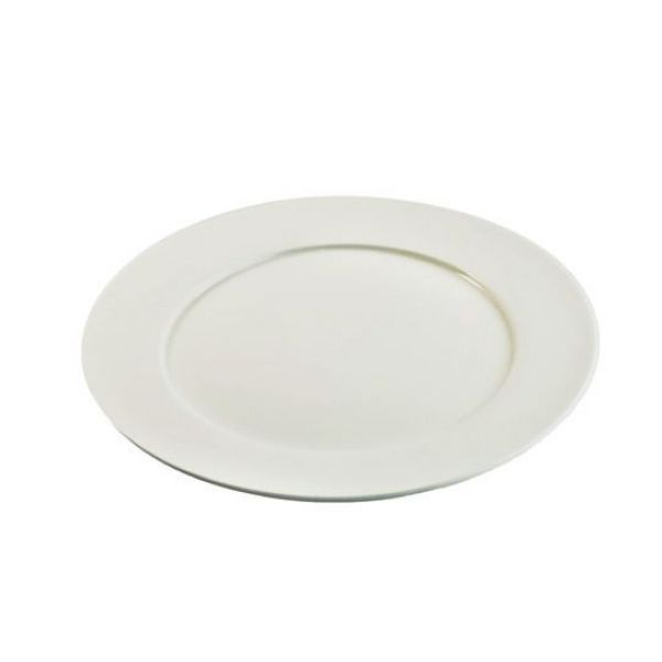 Тарілка кругла порцелянова з бортом Alt Porcelain YF006