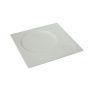 Тарелка квадратная под круглую бамбуковую подставку F2784-12 Delux Alt Porcelain