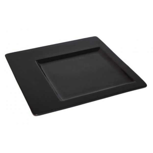 Тарілка квадратна Square чорна F2695BY-12L Alt Porcelain Delux