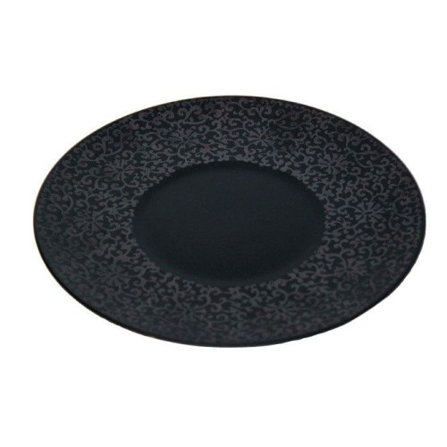 Тарілка матова кругла з квітковим візерунком FC0010-10 Delux Alt Porcelain
