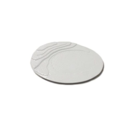 Тарілка овальна біла Wave Alt Porcelain Delux F3071-12