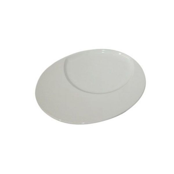 Тарелка овальная под овальную бамбуковую подставку F2782-12 Delux Alt Porcelain