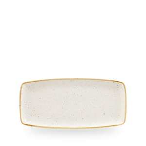 Churchill Stonecast Barley White Oblong Platter SWHSOP111, 29.5×14 cm