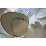 Тарілка трикутна Churchill серія Stonecast White Speckle SWHSTR101 (26,5 см)