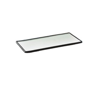 Тарілка вузька з чорними краями F2935BY-12W Alt Porcelain Delux