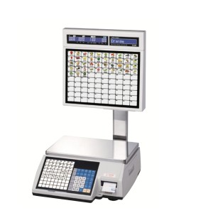 Весы торговые CAS CL5000J-IS, для самообслуживания с термопечатью этикеток