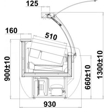 Вітрина для м'якого морозива ARUBA 2/1.0 IGLOO (Польща)