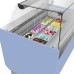 Вітрина для м'якого морозива GGM Gastro LIAM ESTI12HB, блакитна