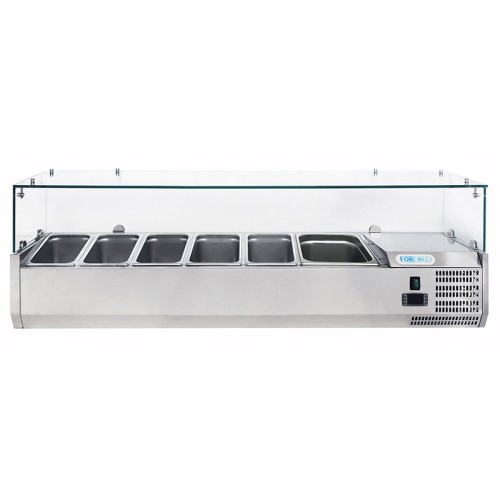 Forcold G-VRX1500-380 Refrigerated Pizza Topping Display