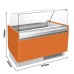 GGM Gastro LIAM ESTI12O Ice Cream Display Freezer, Orange