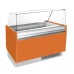 GGM Gastro LIAM ESTI12O Ice Cream Display Freezer, Orange