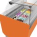 GGM Gastro LIAM ESTI12O Ice Cream Display Freezer, Orange