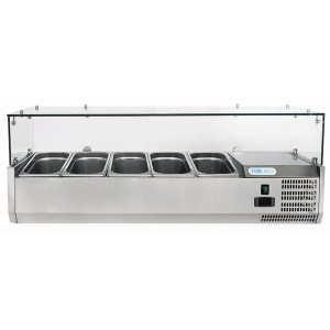 Forcold G-VRX1200-330 Refrigerated Pizza Topping Display