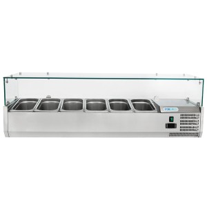 Forcold G-VRX1400-330 Refrigerated Pizza Topping Display
