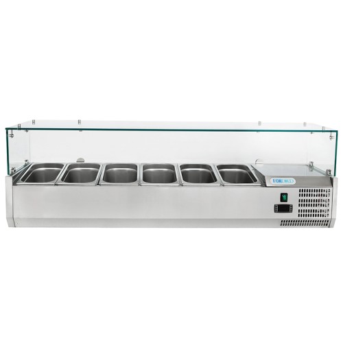 Forcold G-VRX1400-330 Refrigerated Pizza Topping Display