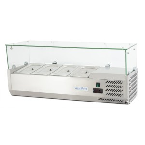 Вітрина холодильна для топінгу GoodFood GF-VRX1200/380-H6C