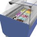 GGM Gastro LIAM ESTI12BL Ice Cream Display Freezer, Blue