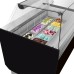 GGM Gastro LIAM ESTI12S Ice Cream Display Freezer, Black