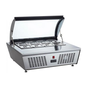 Frosty RTD-67L Ice Cream Display Case, 8 GN Pans