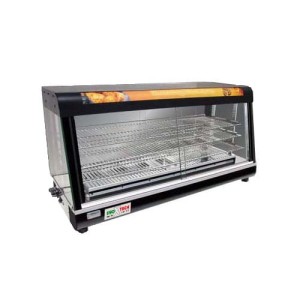 Inoxtech WS 809D Heated Display Case, 3 shelves