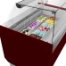 GGM Gastro LIAM ESTI12GR Low-Temperature Display Case, Garnet Red