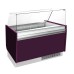 GGM Gastro LIAM ESTI12V Ice Cream Display Freezer, Violet, Hinged Glass Lid