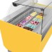 Вітрина для морозива GGM Gastro LIAM ESTI15GE, жовта
