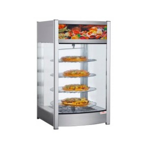 Frosty RTR-97L-2 Heated Display Case with Rotating Shelves, for Pizza