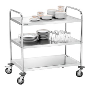Bartscher TS301 A300073 Serving Trolley, 3 Shelves, 90 kg