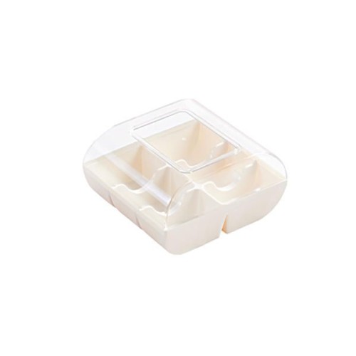 White 6 Коробки для 6 макаронс Silikomart (90 шт. В упаковці)