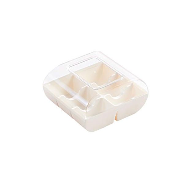 White 6 Коробки для 6 макаронс Silikomart (90 шт. В упаковці)