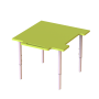 “Puzzle” Children’s Table with height adjustment Lime, Gray