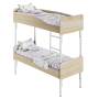 Children's bunk bed Sonoma Oak, Gray