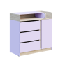 Changing table-chest of drawers Lavender