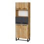 Closed bookcase for documents SB 6 Anthracite / Appalachian Oak
