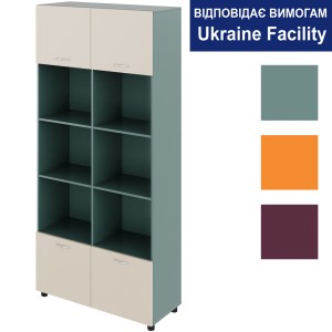 Шафа з комірками Color