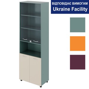 Шафа зі склом Color
