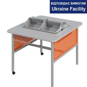Стіл для робототехніки/СТЕМ з лотками