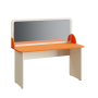 Speech therapy table with mirror Orange / Vanilla