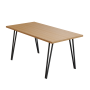 OS-1658 Dining Table Beech, Black