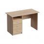 Work Desk with 3 Drawers P 362 Sonoma Oak Left
