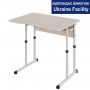 Single rectangular student table with shelf made of chipboard 3-6, 4-6, 4-7