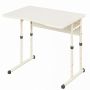 Single rectangular student table with shelf made of chipboard 3-6, 4-6, 4-7