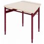 Single trapezoidal student table with adjustable tabletop angle 3-6, 4-6, 4-7 chipboard